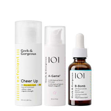 Clear Days Kit which contains a bottle of full sized Cheer Up, an A-Game 5, and a B-Bomb