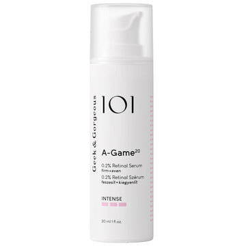 A bottle of A-Game 20 on white background.