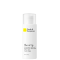 A bottle of the travel-sized (1 fl.oz. /30 ml) version of Cheer Up exfoliator, on white background.